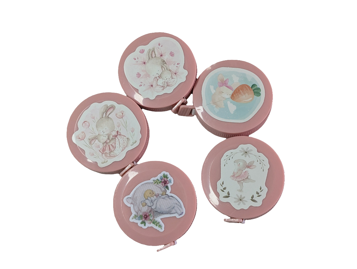 Baby Pink Measuring Tape Reborn Baby Tool Measure size of Babies Head Body