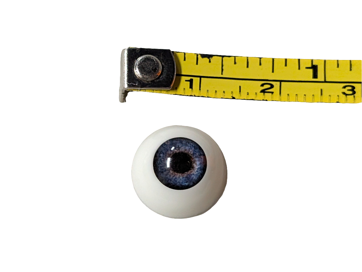 12mm Deep Blue Round Acrylic Eyes Reborn Baby Doll Making Supplies