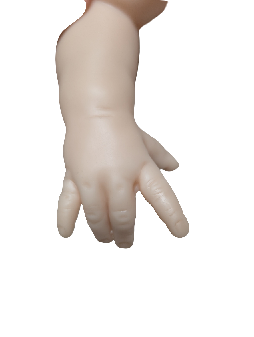 20- 21" Unpainted Vinyl Reborn Baby Arms " ARMS ONLY" Parts