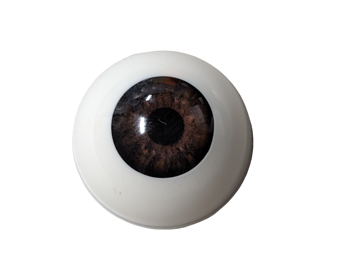 26mm Brown Round Acrylic Eyes Reborn Baby Doll Making Supplies Toddler