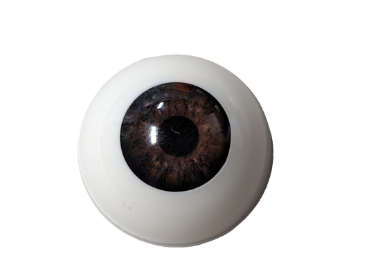 26mm Brown Round Acrylic Eyes Reborn Baby Doll Making Supplies Toddler