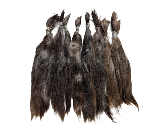 10gm Premium Dark Chocolate Straight Mohair Magical Realism Tender Strands