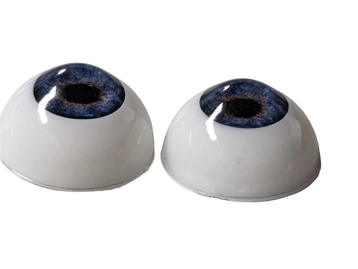 12mm Deep Blue Round Acrylic Eyes Reborn Baby Doll Making Supplies
