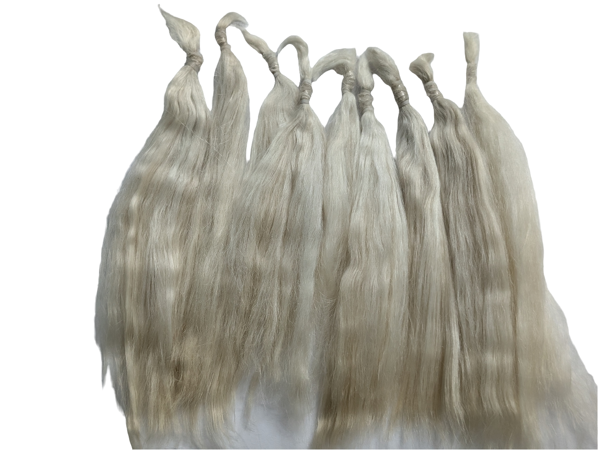 10gm Premium Frosted Blonde Straight Mohair Magical Realism Tender Strands