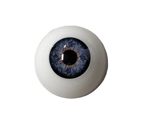 28mm Deep Blue Round Acrylic Eyes Reborn Baby Doll Making Supplies Toddler