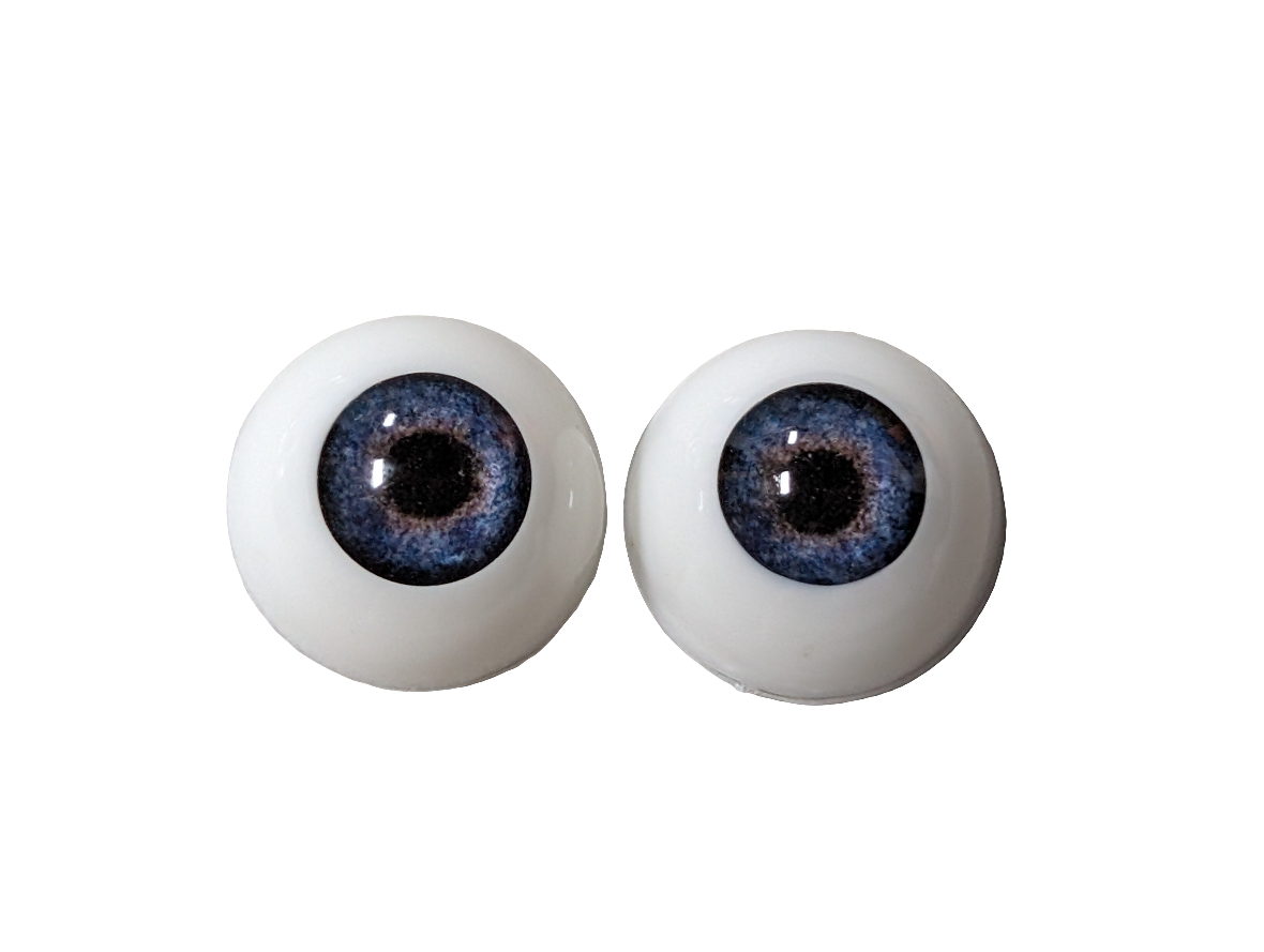 12mm Deep Blue Round Acrylic Eyes Reborn Baby Doll Making Supplies
