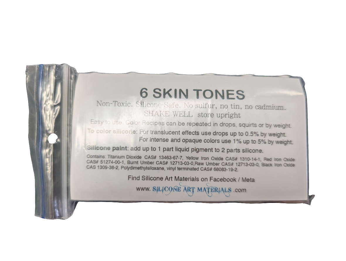 SAM Liquid Silicone Skin Tones Pigment ~ 6 Colors  7ml