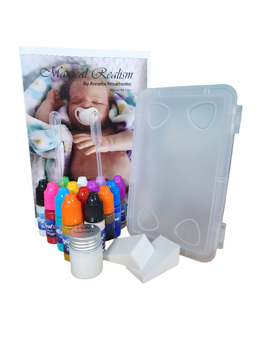 10ml Popular Size Painting Kit Air Dry Magical Realism Reborn Baby