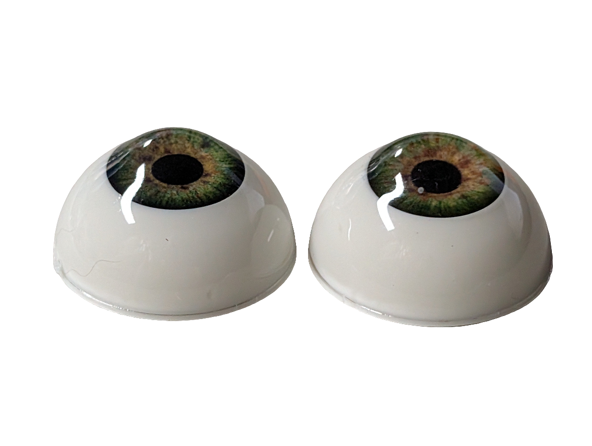 26mm Meadow Green Round Acrylic Eyes Reborn Baby Doll Making Supplies Toddler