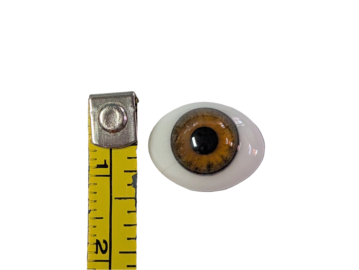 14mm Hazel Oval Glass Eyes Reborn Baby Doll Making Supplies