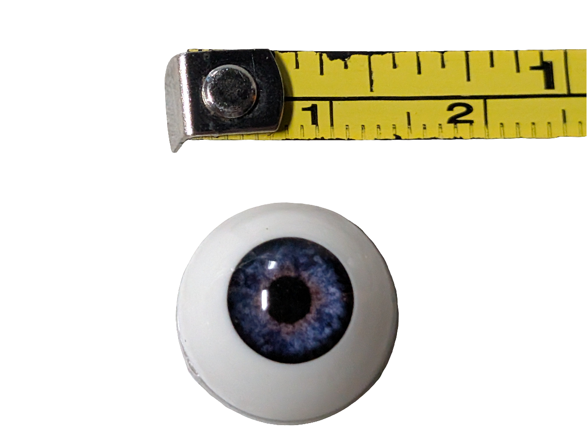 14mm Deep Blue Round Acrylic Eyes Reborn Baby Doll Making Supplies
