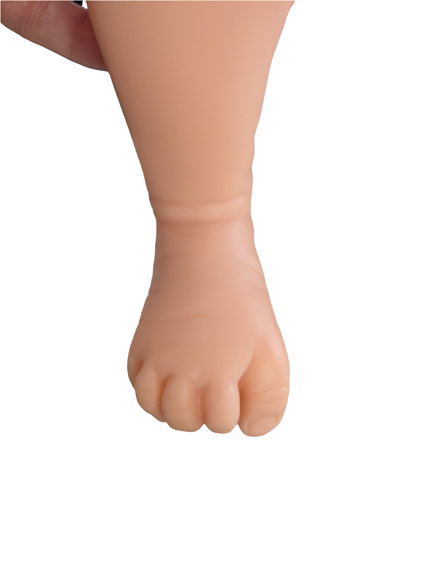 18-19" Unpainted Vinyl Reborn Baby Legs " LEGS ONLY" Parts
