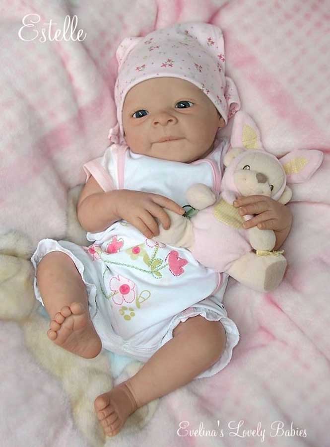 Estelle By Evelina Wosnjuk 20" Unpainted KIT ONLY Reborn Baby Doll