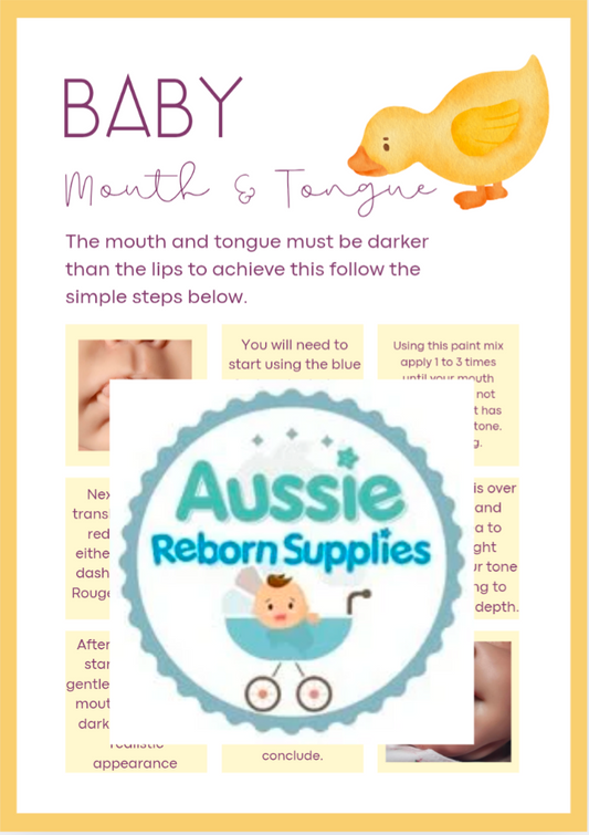 Learn How to Paint Mouth & Tongue Reborn Tutorial