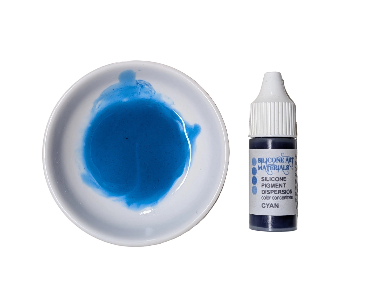 Cyan SAM Liquid Silicone Pigment ~  7ml