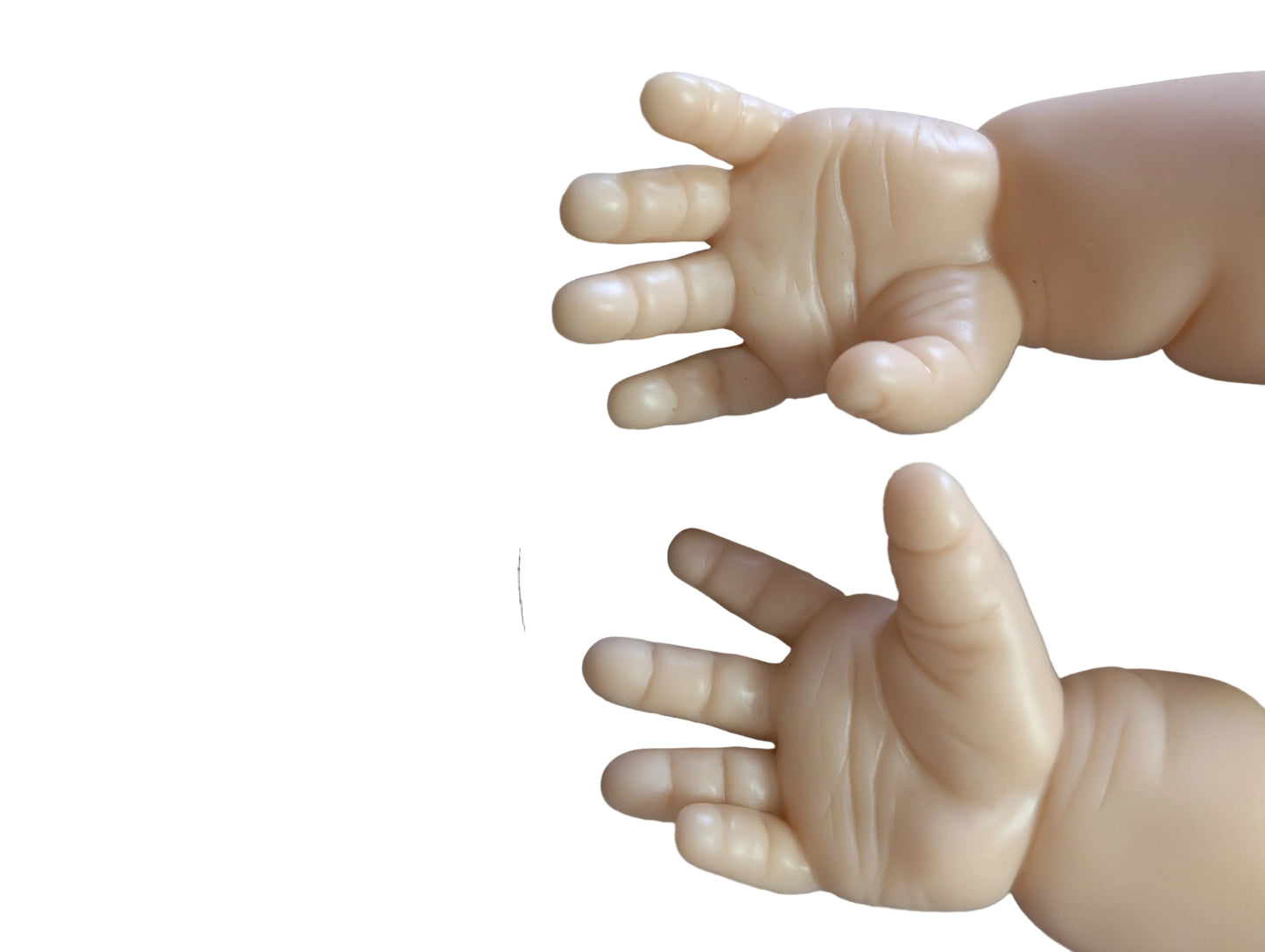 22" Unpainted Vinyl Reborn Baby Arms " ARMS ONLY" Parts