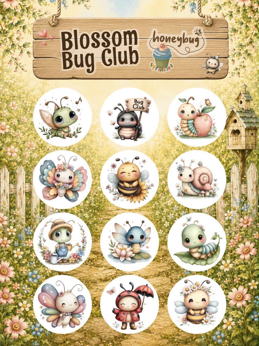 Honeybug Sprinkles Pacifier Smooches Dummy Blossom Bug Club Stickers Reborn Baby