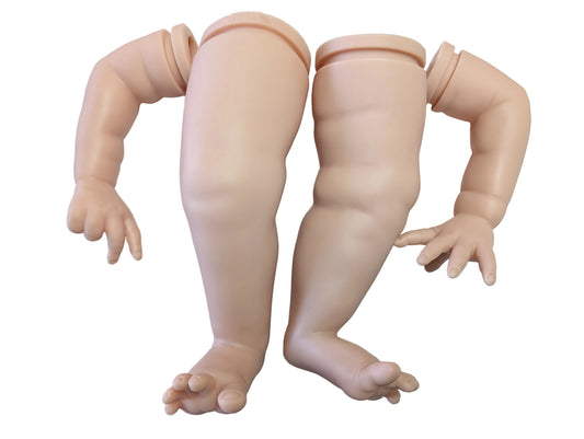 22- 24" Unpainted Vinyl Reborn Baby Limbs "LIMBS ONLY" Parts