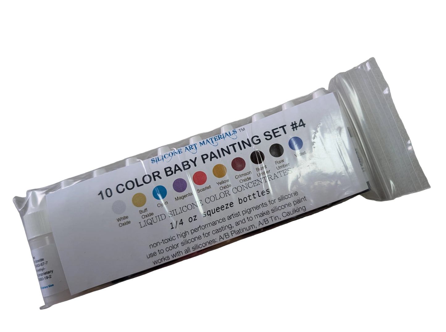 Baby Colour Set SAM Liquid Silicone  ~ 10 Colors  7ml