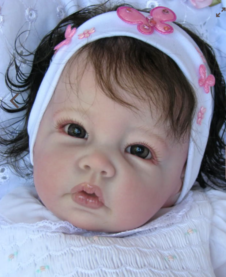 20" Unpainted Luca Reborn Baby " HEAD ONLY" Parts