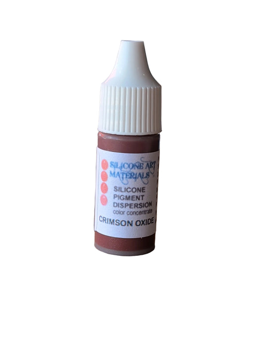 Crimson Oxide SAM Liquid Silicone Pigment ~  7ml