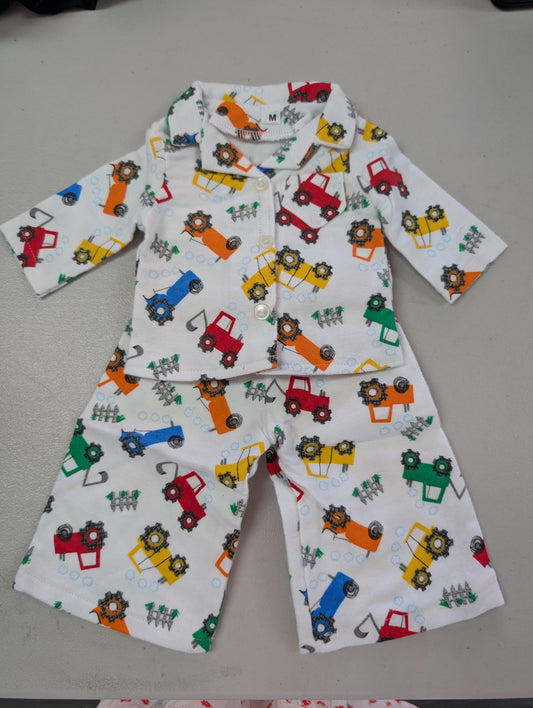 Tractor Preemi Winter Flannelette Pyjamas Boy (Preemi Only)