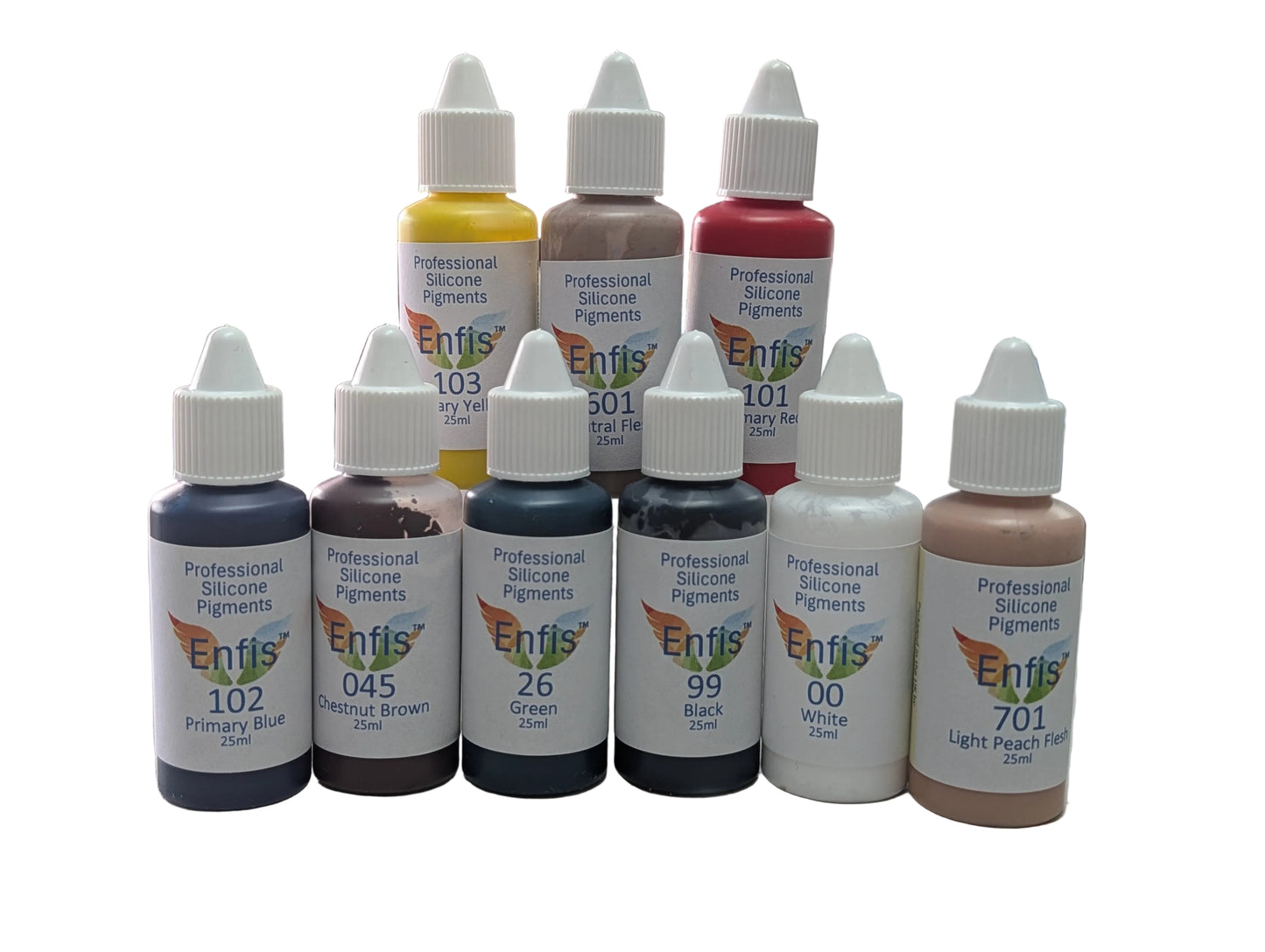 Enfis Professional Liquid Silicone Pigment ~ 9 Colors  25ml
