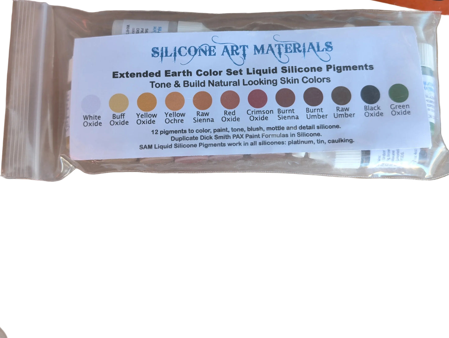 Earth Colour Set SAM Liquid Silicone  ~ 12 Colors  7ml