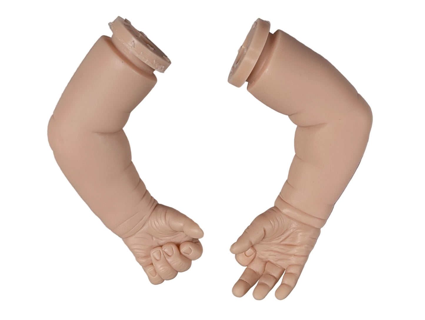 18" Unpainted Vinyl Reborn Baby Arms " Arms ONLY" Parts