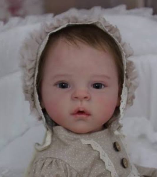 18" Unpainted Santina Reborn Baby " HEAD ONLY" Parts