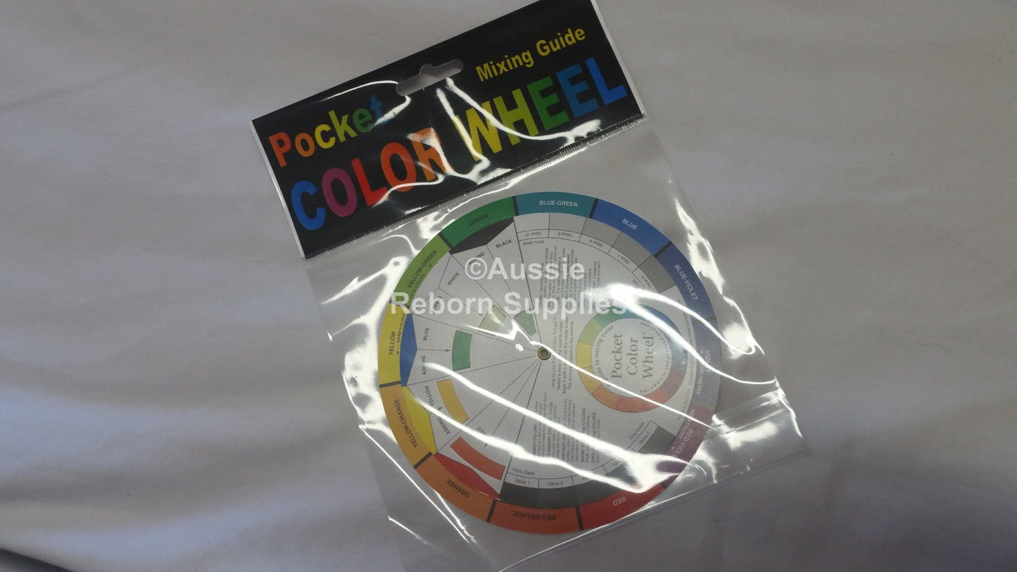 Colour Wheel Reborn Baby Color Chart for Neutralising a kit