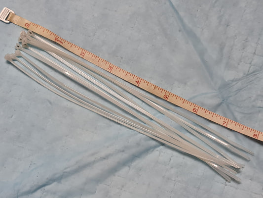Reborn Baby Supplies Micro Cable Ties 8" ( 20cm ) Pkt of 10