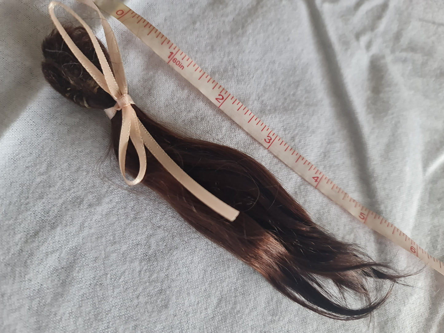 7gm Premium Chocolate Brown Straight Mohair Magical Realism Tender Strands
