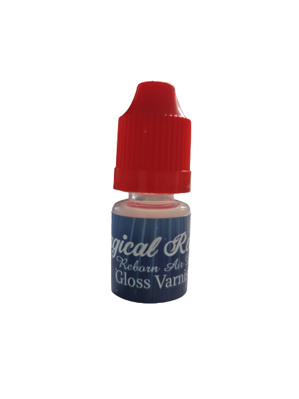 3ml Lip and Nail Gloss Varnish Air Dry Magical Realism Reborn Baby Paint