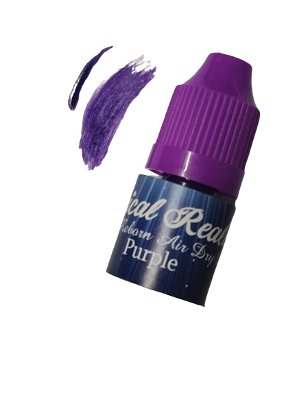 3ml Purple Air Dry Magical Realism Reborn Baby Paint