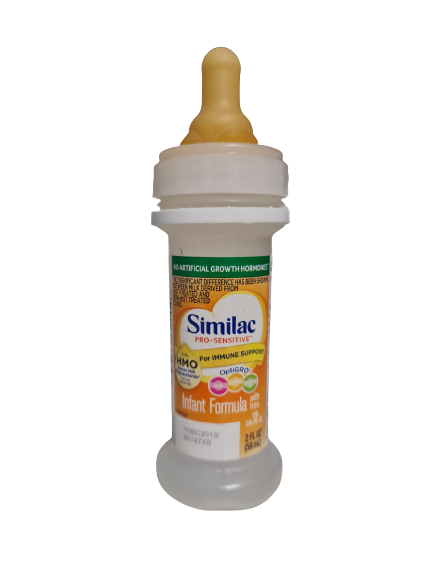 Yellow Similac Empty Baby Bottle Prop 59ml