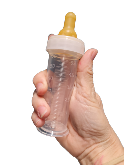 Clear Empty Baby Bottle Prop 60ml