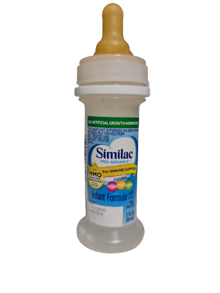 Blue Similac Empty Baby Bottle Prop 59ml