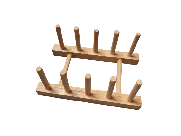 10 Peg Wooden Reborn Baby Drying Rack Stand for Limbs – Aussie Reborn ...