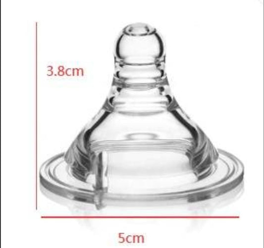 Wide Base Reborn Baby NO FLOW baby Teat Pack of 2