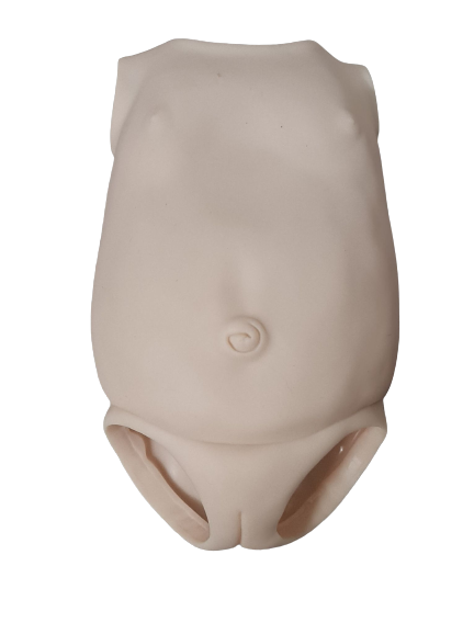 Torso Female Vinyl Belly and Back Unpainted