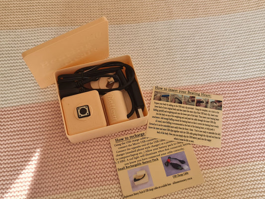 Mini Reborn Baby Doll Beating Heart Chest Plate Rechargeable