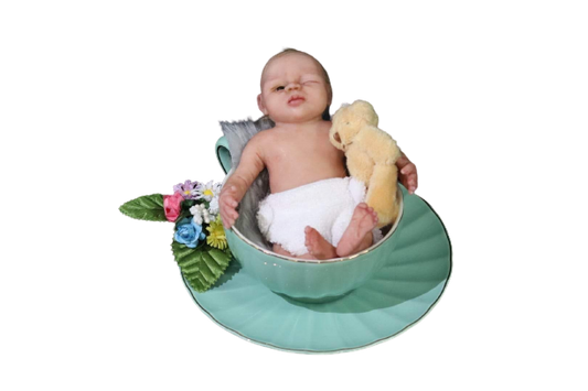 Silicone Blank Kit - Baby Armani 6-7" Full Body form Teacup Series