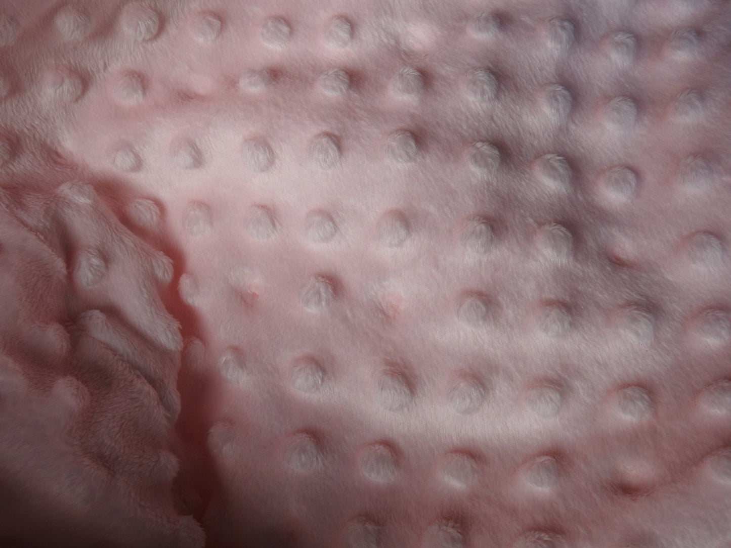 Pink Minky Dot Reborn Baby Bean Bag Display Photo Prop
