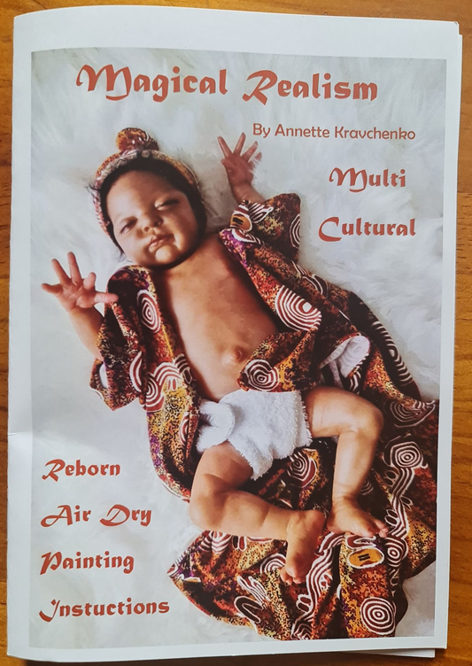 Multi Cultural Tutorial Reborn Baby Painting using Magical Realism Air Dry Paint