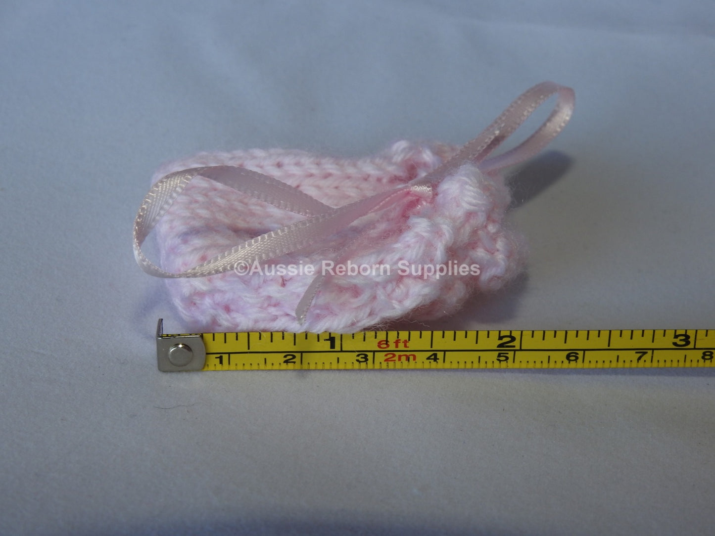 Hand Knitted Preemie Set Girl -  Pink Beanie, Mittens and Booties