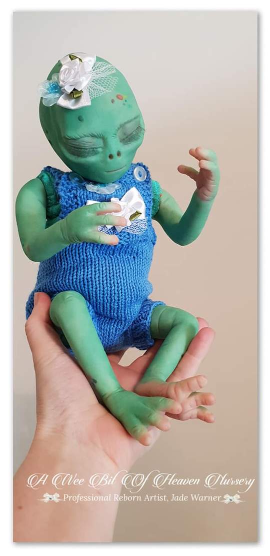 Eithia "Alien" by Jade Warner Unpainted Reborn Baby kit Only