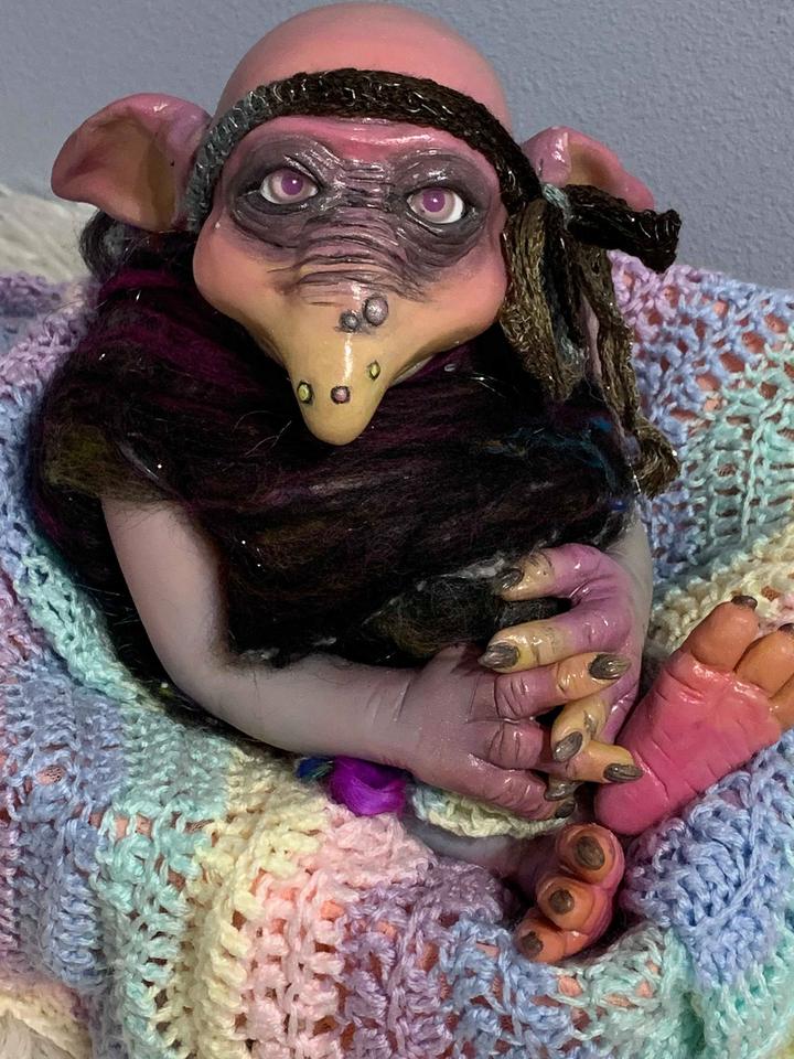 Fritz Cheeky Goblin by Jade Warner Unpainted Reborn Baby kit Only
