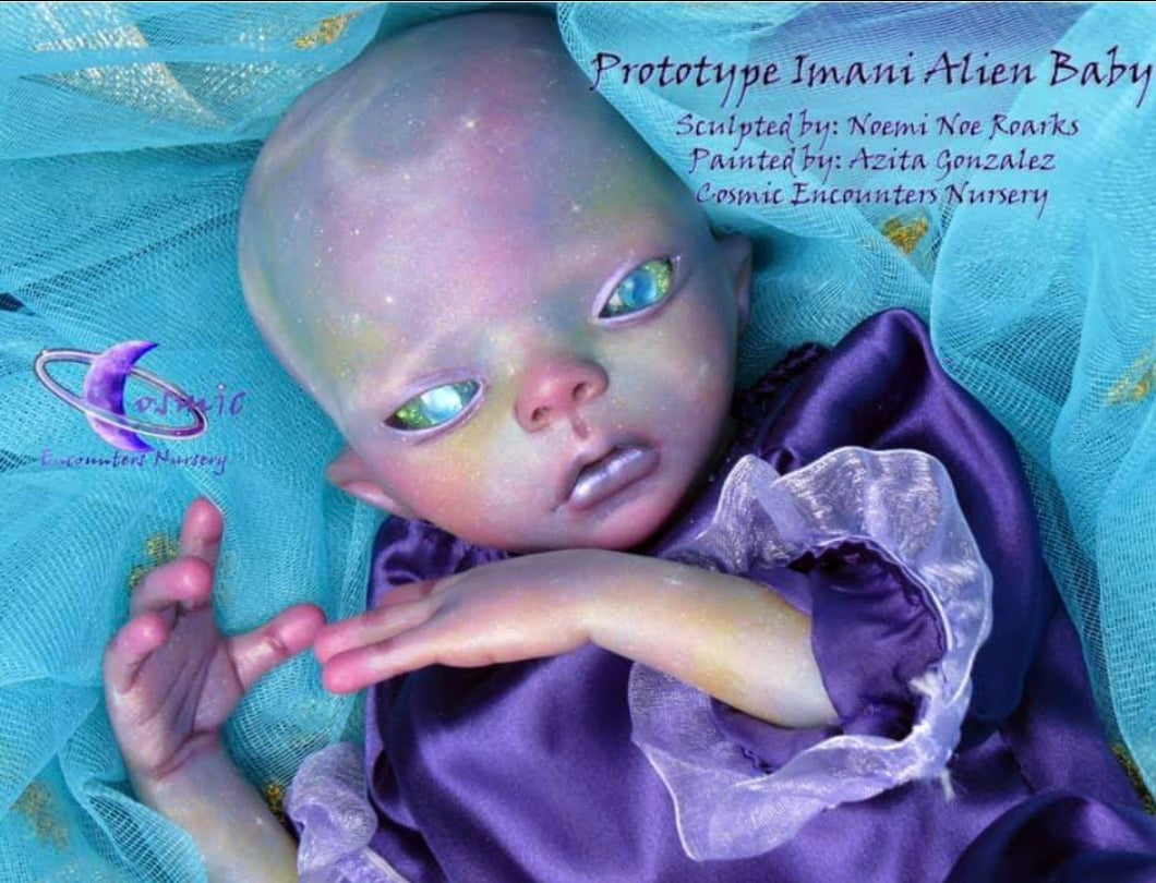 Imani "Alien Baby" by Noemi Roarks Unpainted Reborn Baby kit Only