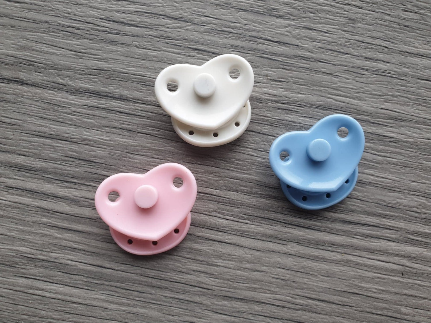 Micro Preemie White Magnetic Dummy Pacifier Reborn Baby Doll